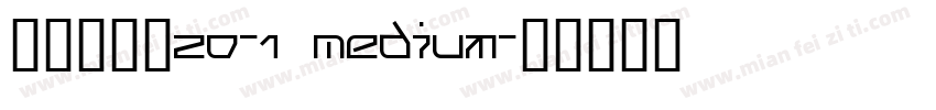 拾陆字濑户20-1 Medium字体转换